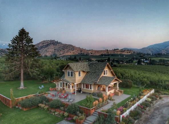 The Burnett home in the present
